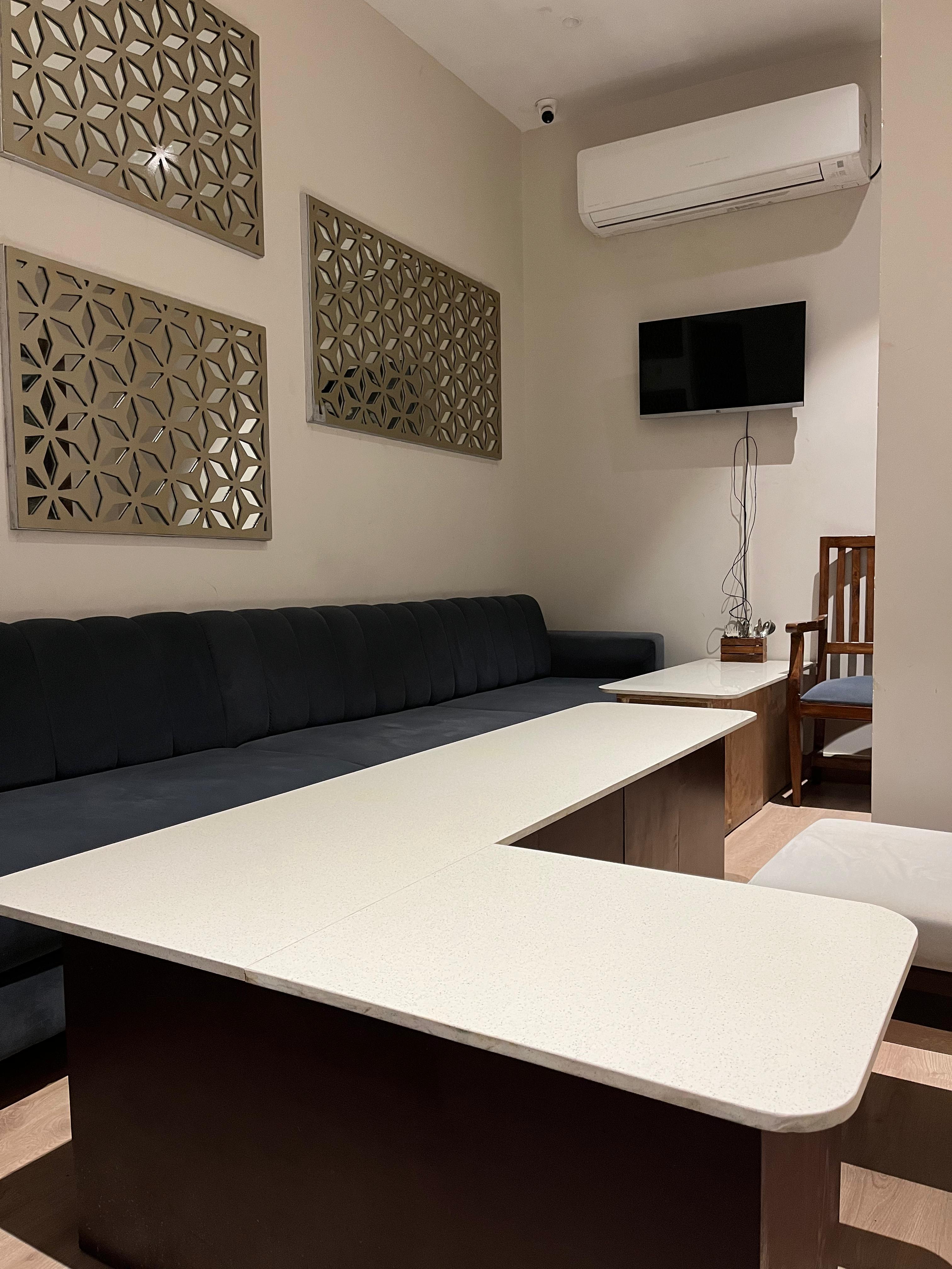 Lounge section at Hotel City Klyde Inn near Golden Temple near Bus Stand Amritsar