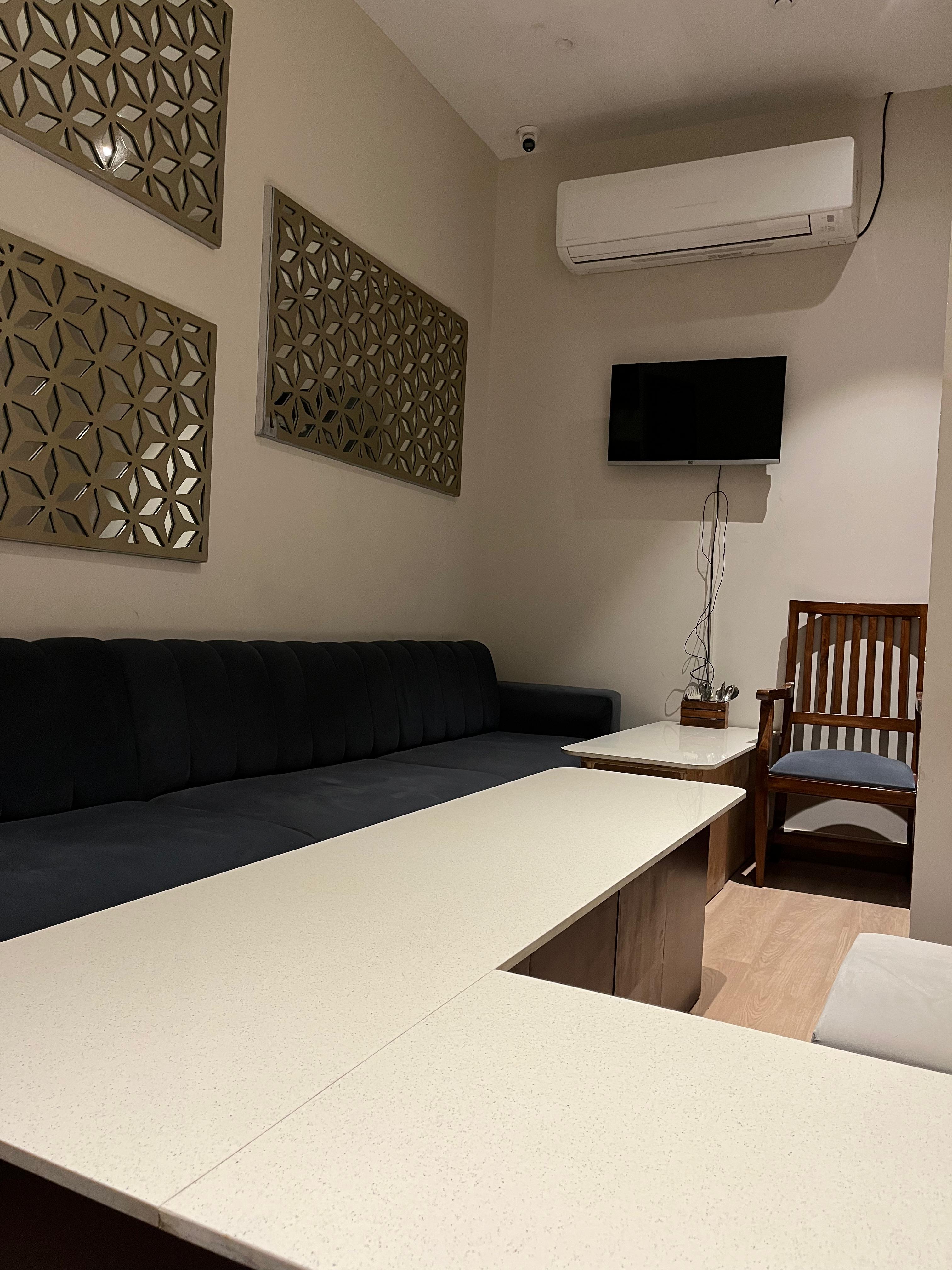 Lounge section at Hotel City Klyde Inn near Golden Temple near Bus Stand Amritsar