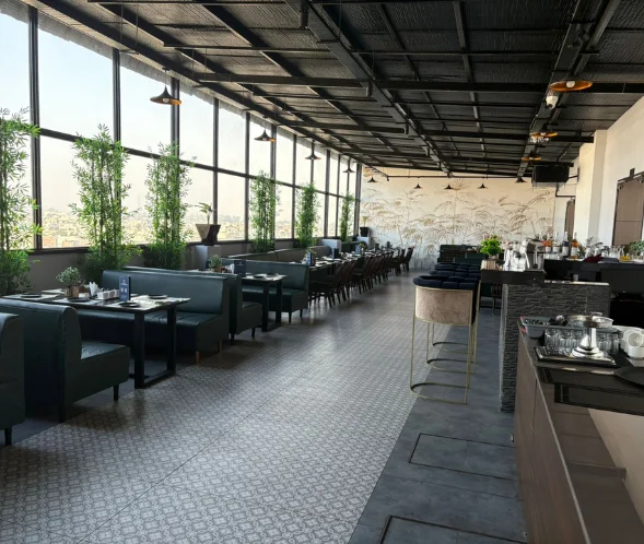 Rooftop Restaurant at Hotel City Klyde Inn near Golden Temple Amritsar